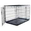 Pet Adobe Pet Adobe Large 2 Door Foldable Dog Crate Cage - 36 x 23 Inch 891215ICV